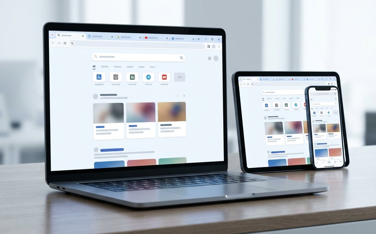 谷歌浏览器标签页管理界面